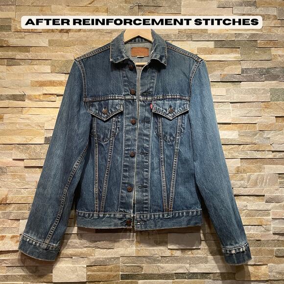 RARE Levi’s 70505 Type III Denim Jacket | 1971–1973 Small e 525 Valencia USA - Picture 3 of 16